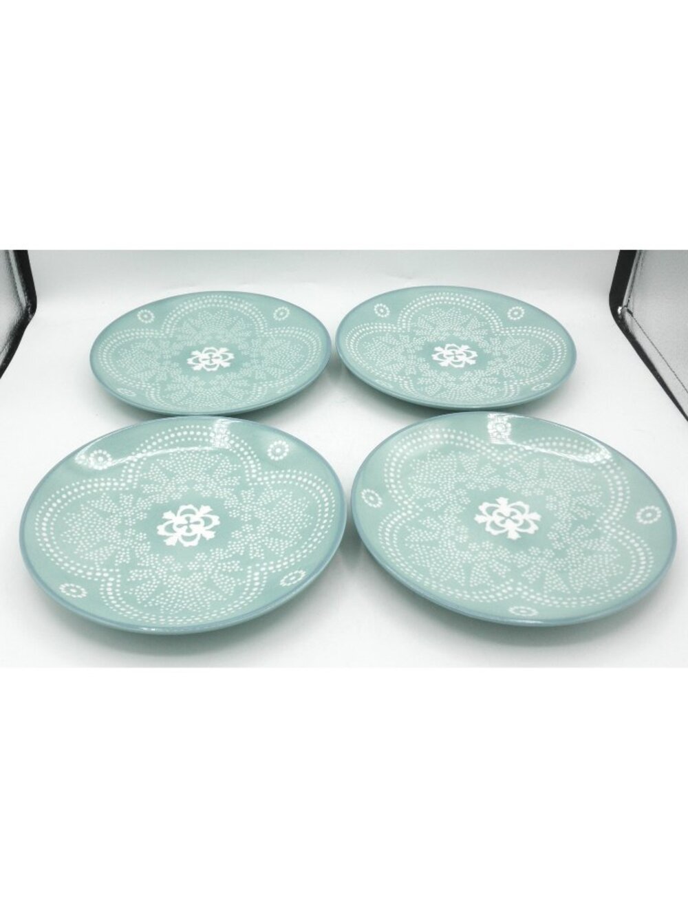 Phara Sky Blue by Baum Brothers Salad Plate Set of 4 Pattern: : BAUPHASKB